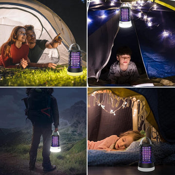 Lámpara LED repelente de mosquitos para exteriores, luz para acampar