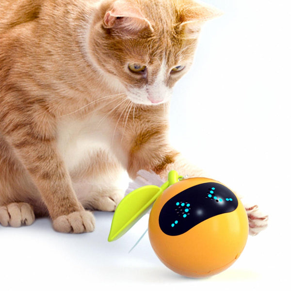 With Laser Interactive Cat Ball Toy, Active Rolling Ball for Indoor Cats