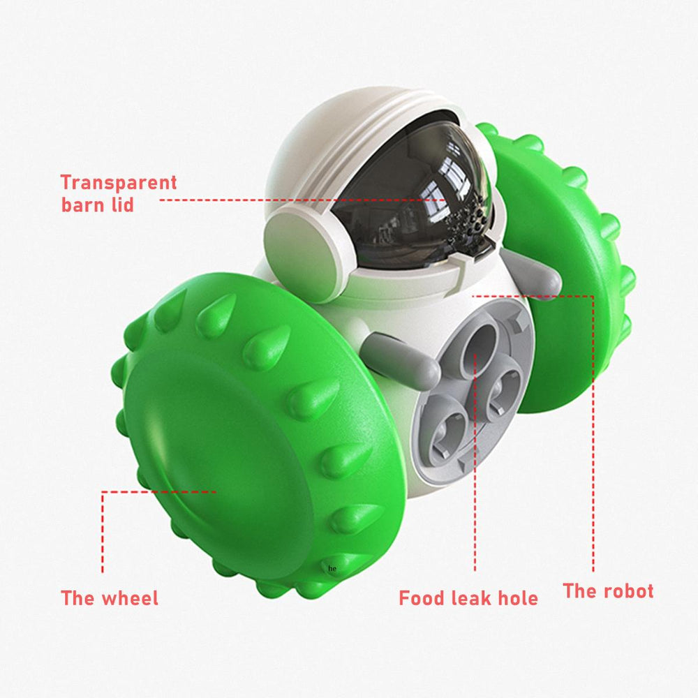 PETDURO Dog Toys Puzzle Treat Ball Fun Interactive Food Dispenser Slow