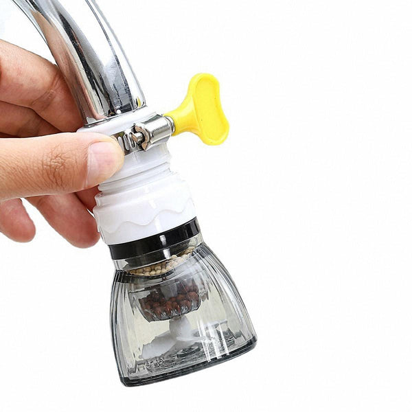 360° rotatable faucet booster, filter head