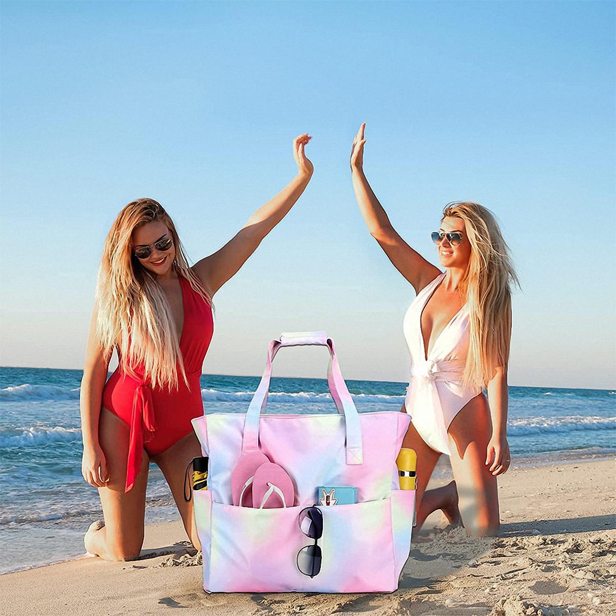 Waterproof Beach Tote Bag, Extra Large – BOXTOHEART
