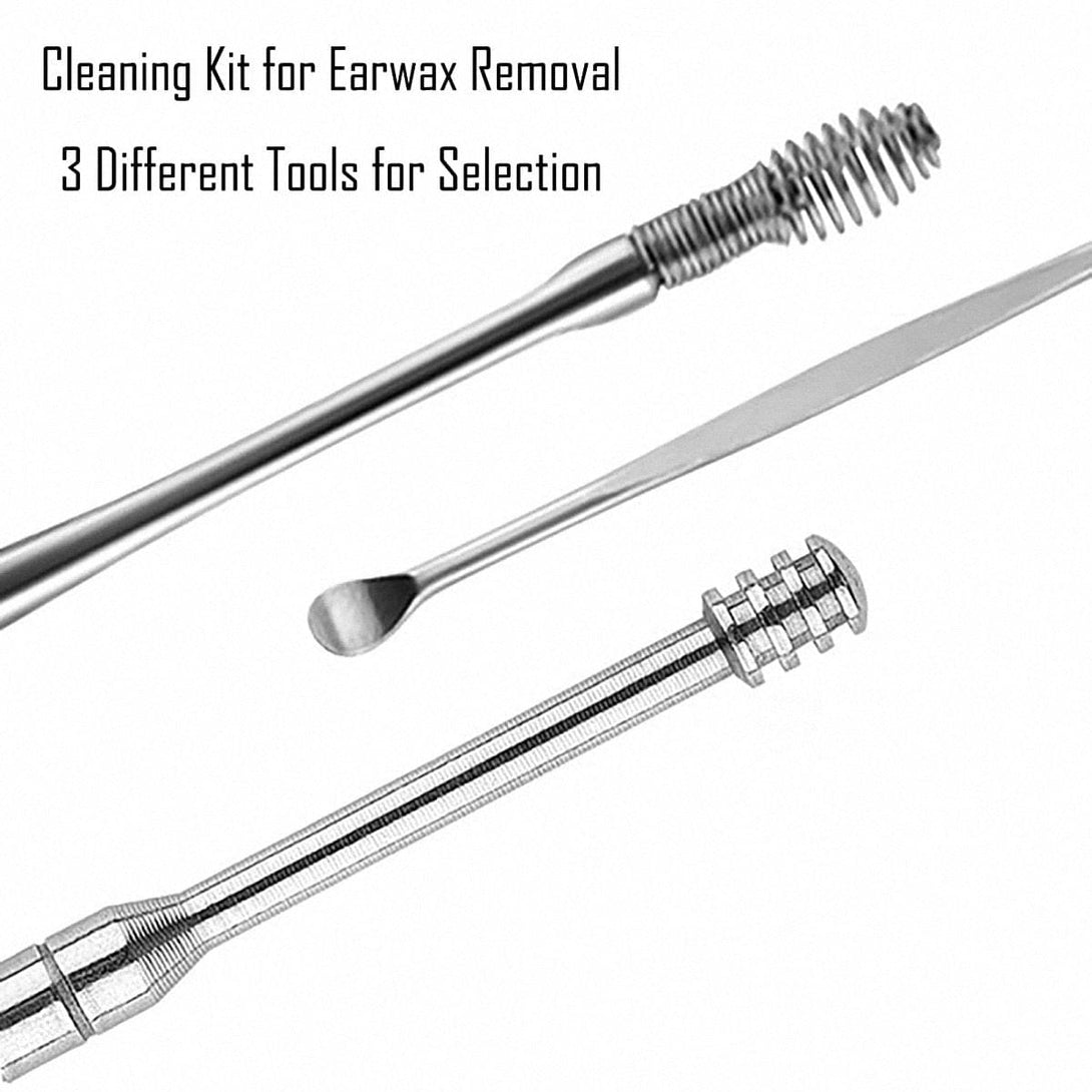 Ear Wax Removal Tool Set, 6 Pieces Ear Scraper Cleaner, Portable Ear ...