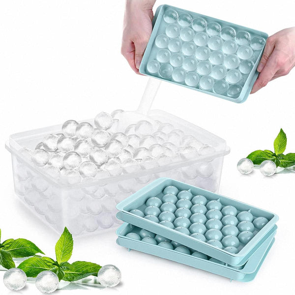 Round Ice Cube Tray With Lid