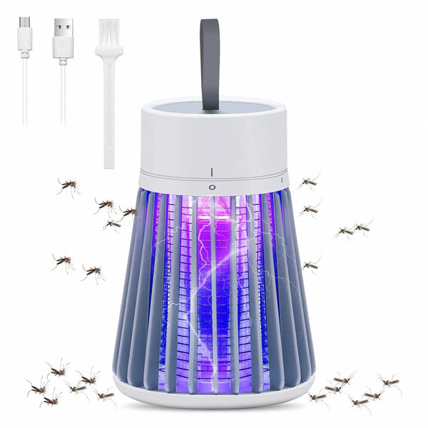 Rechargeable Mosquito Killer Indoor Electric Fly Trap with Light