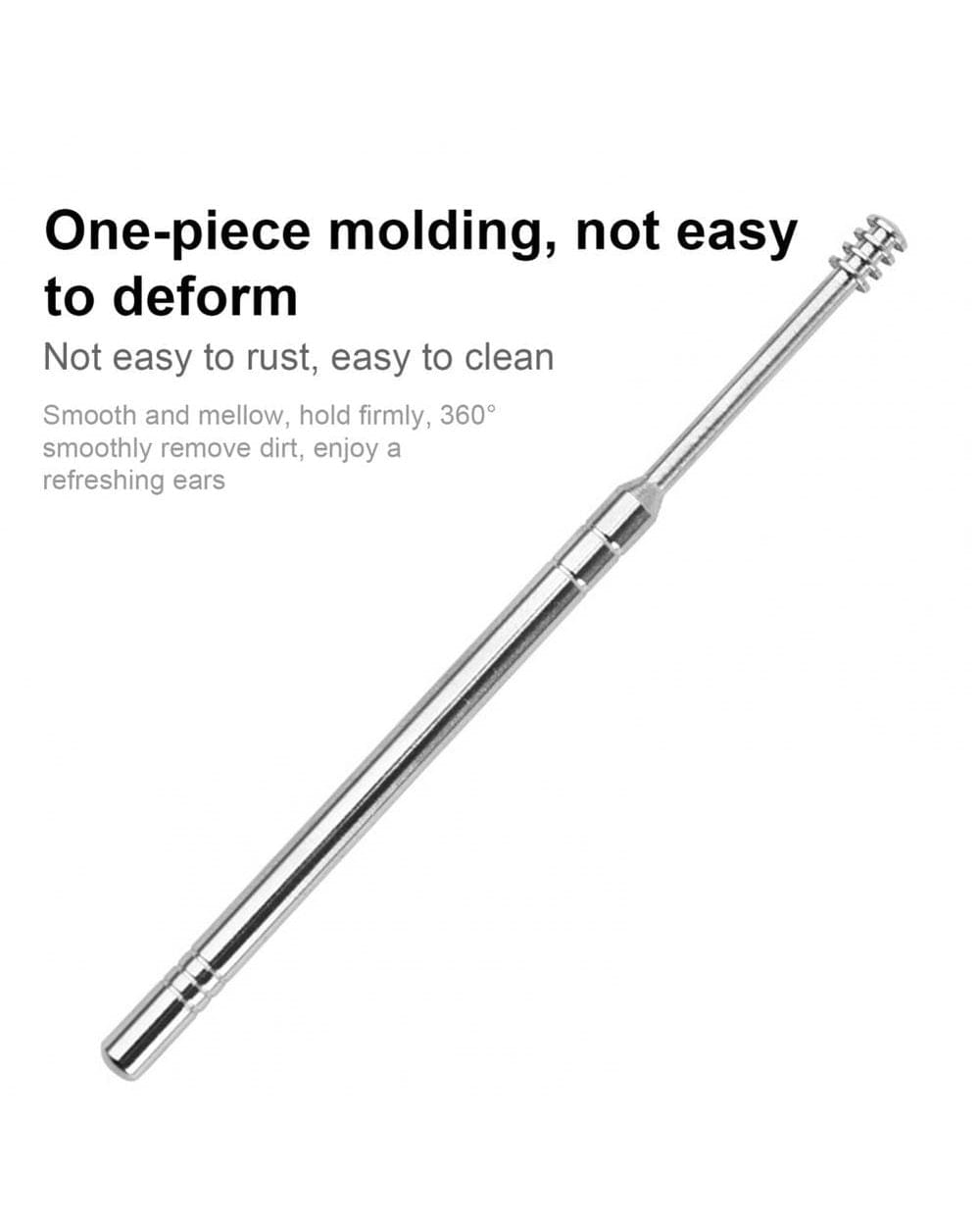 Ear Wax Removal Tool Set, 6 Pieces Ear Scraper Cleaner, Portable Ear ...